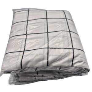 Twin XL Sheet Set White Black Checks NEW in Package Classic Preppy